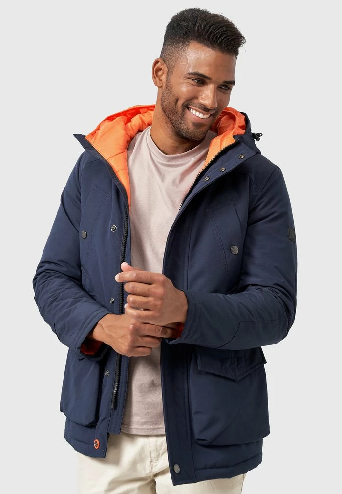 Tout neuf ✔️ INDICODE 👖 JEANS WATERS - Parka - Navy 🛒 – Image 8