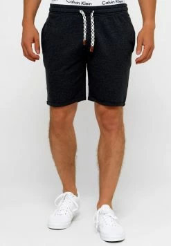 Coupon 🤩 INDICODE 👖 JEANS ALDRICH - Short - Black Mix 🔔