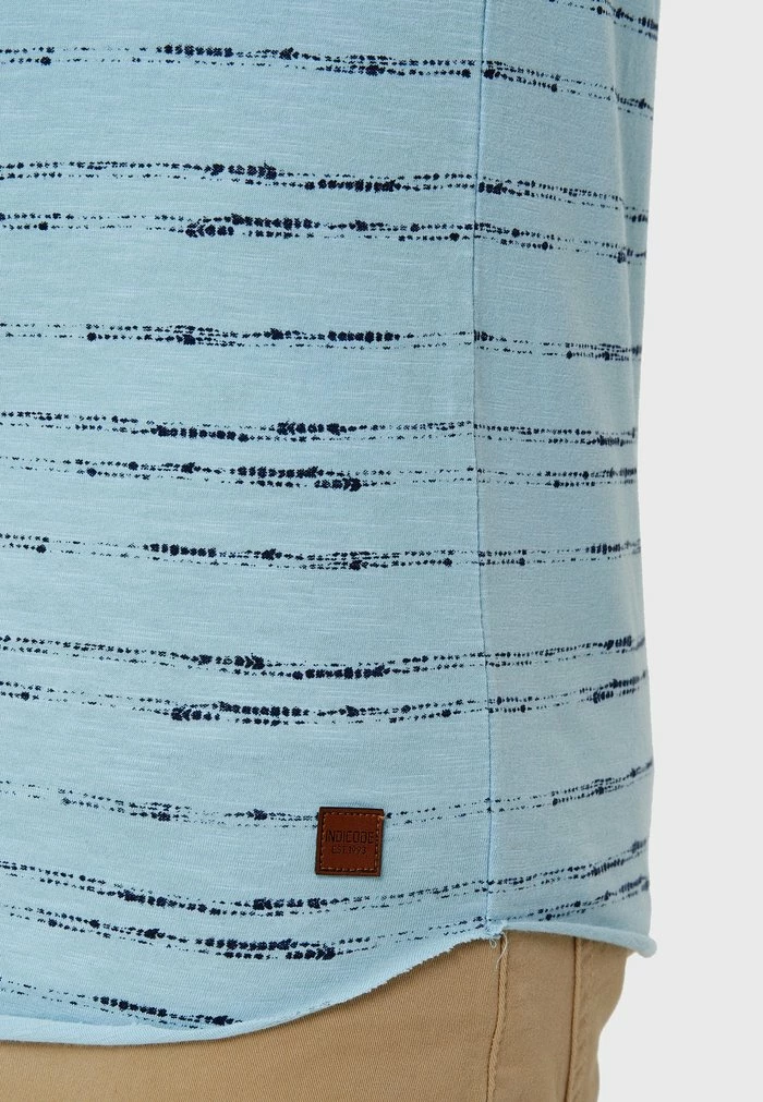 Meilleure affaire 🛒 INDICODE 👖 JEANS T-shirt Imprimé - Blue Wave 🛒 – Image 6