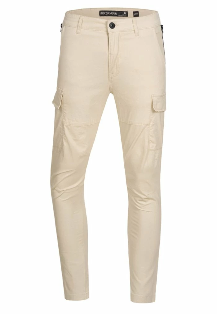 Meilleure affaire ❤️ INDICODE 👖 JEANS Pantalon Cargo - Beige 🎉 – Image 6