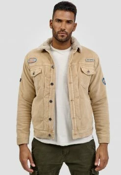 Meilleure affaire 🔥 INDICODE 👖 JEANS BEARD - Veste En Jean - Cornstalk 🔥