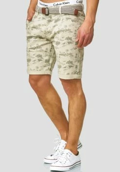 Meilleure vente ✨ INDICODE 👖 JEANS LILESTONE - Short - Light Grey 😉