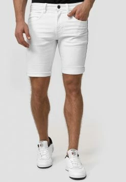 Vente flash 🔔 INDICODE 👖 JEANS Short En Jean - Off-white 🔥
