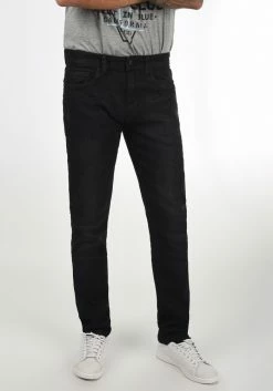 Coupon 😀 INDICODE 👖 JEANS IDQUEBEC - Jean Slim - Black 🛒