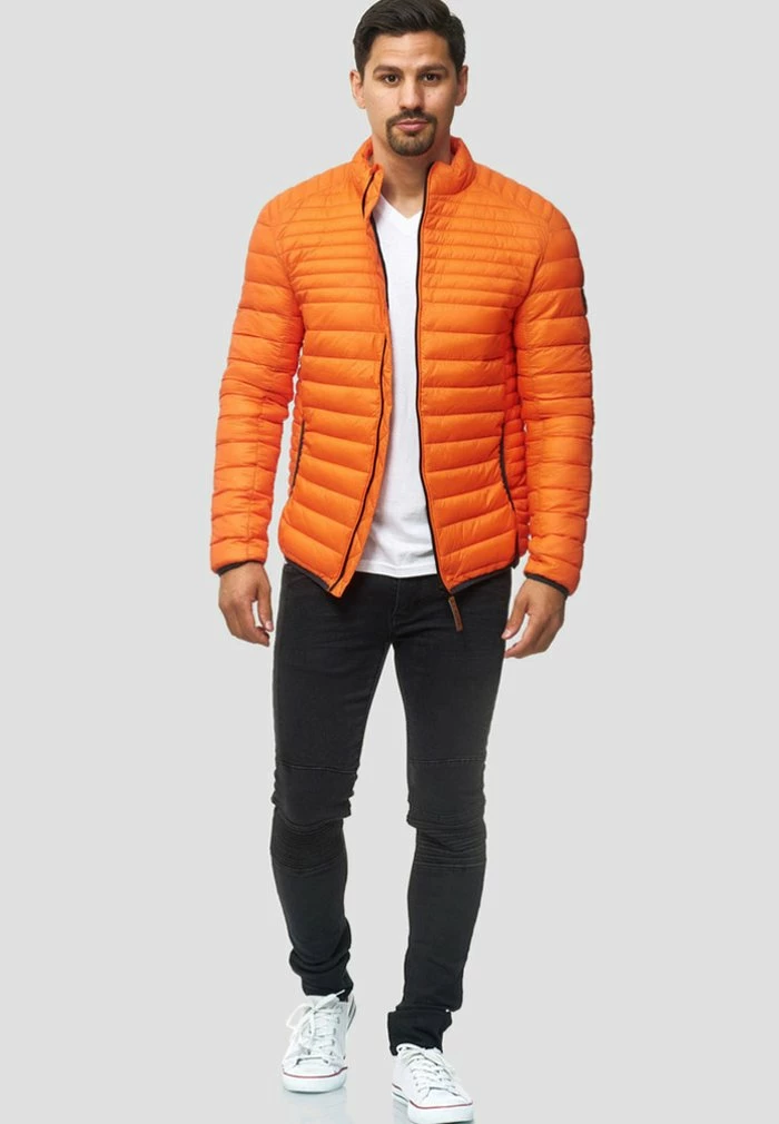 Meilleur prix 😍 INDICODE 👖 JEANS Veste Mi-saison - Orange 🧨 – Image 2
