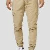 Grosses soldes ✔️ INDICODE 👖 JEANS Walker - Pantalon Cargo - Beige 🛒