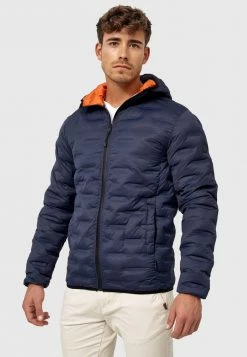 Meilleur prix 😍 INDICODE 👖 JEANS OCHOA - Veste Mi-saison - Navy ⭐