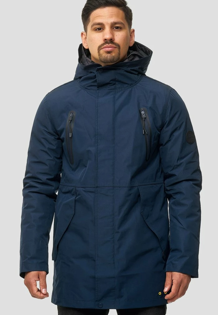 Nouveau 🛒 INDICODE 👖 JEANS Veste D'hiver - Navy ❤️ – Image 4