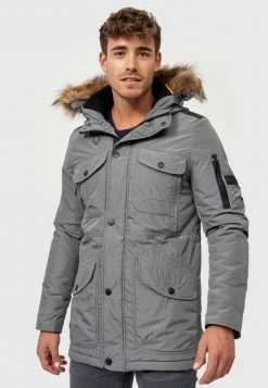 Promo 😍 INDICODE 👖 JEANS CARPELAN - Veste D'hiver - Anthracite 🌟