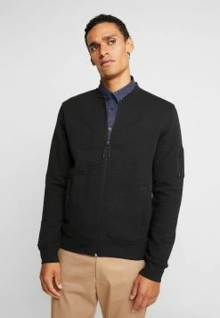 Meilleure vente ⭐ INDICODE 👖 JEANS LANYARD - Sweat à Capuche Zippé - Black ❤️