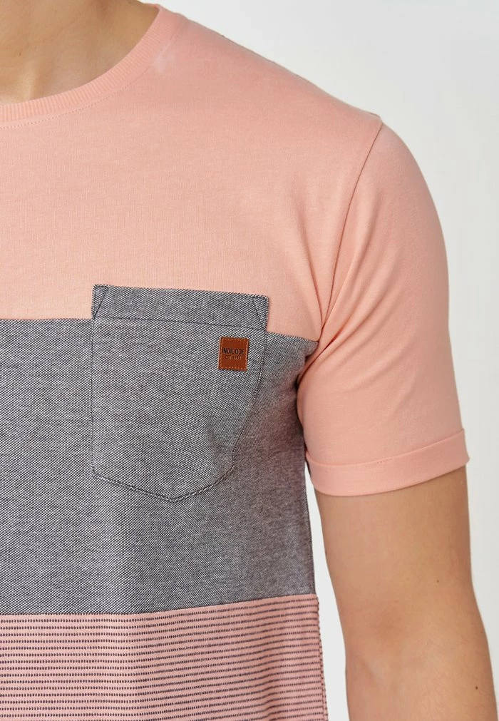 Coupon 🎉 INDICODE 👖 JEANS PORTER - T-shirt Imprimé - Coral Cloud 😍 – Image 6