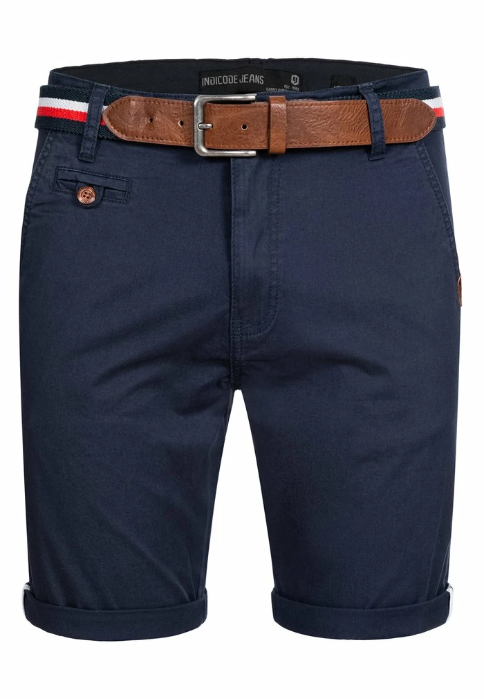 Meilleur prix 😉 INDICODE 👖 JEANS Short - Navy 😀 – Image 6