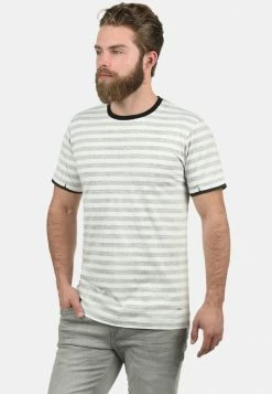 Vente flash 🔔 INDICODE 👖 JEANS IDRENI - T-shirt Imprimé - Black 🔔