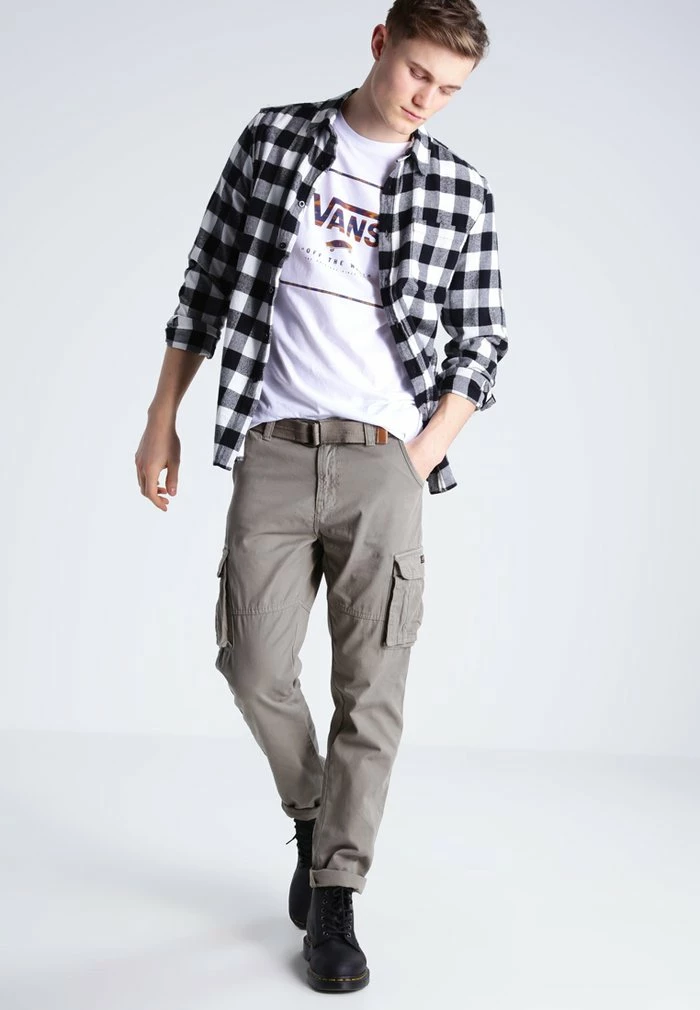 Sortie 🤩 INDICODE 👖 JEANS WILLIAM - Pantalon Cargo - Greige 😍 – Image 2