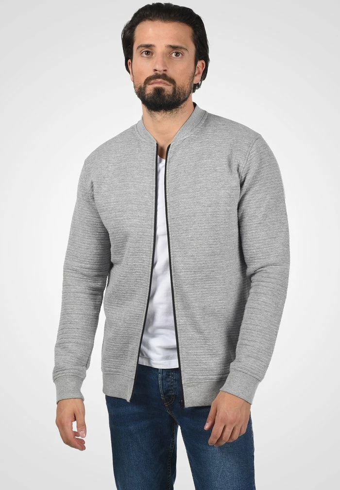 Meilleur prix 👏 INDICODE 👖 JEANS IDBRONTE - Sweat à Capuche Zippé - Grey Mix ❤️