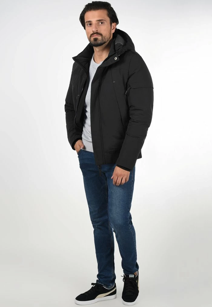 Promo 🔥 INDICODE 👖 JEANS IDMADOT - Veste D'hiver - Black 🌟 – Image 2