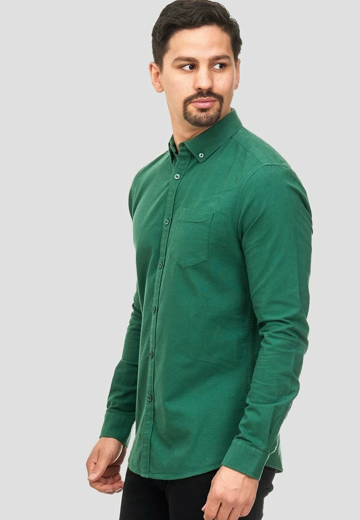 Bon marché 🎁 INDICODE 👖 JEANS MANORWAY - Chemise - Smoke Pine 🧨 – Image 4