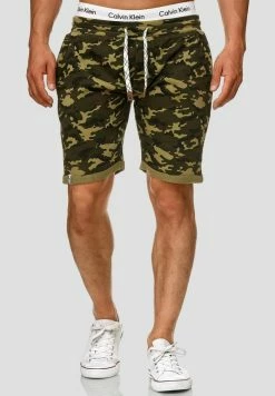 Meilleur prix 🤩 INDICODE 👖 JEANS ALDRICH - Short - Dark Green 🔔