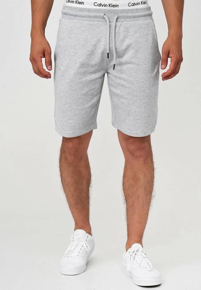 Top 10 👍 INDICODE 👖 JEANS ECKERD - Short - Lt Grey Mix ❤️