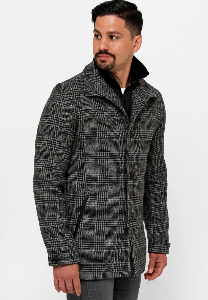 Grosses soldes 😉 INDICODE 👖 JEANS MÄNTEL BRITTANY - Veste Mi-saison - Raven ✔️ – Image 4