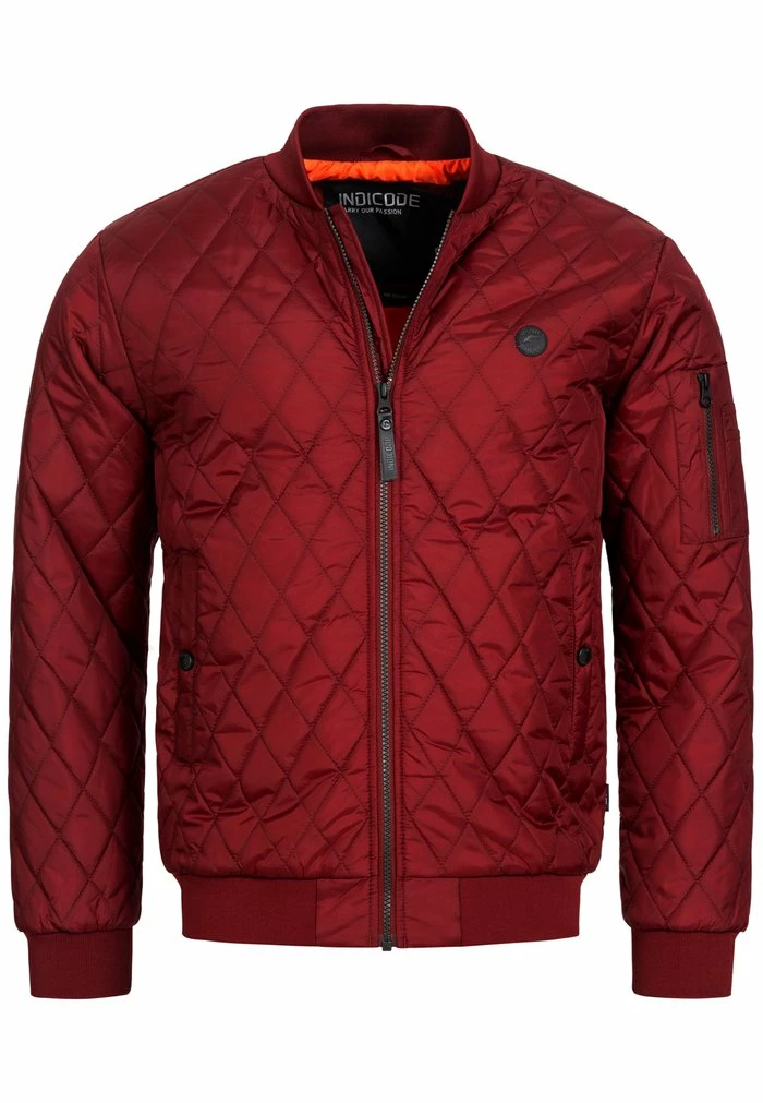 Bon marché 😉 INDICODE 👖 JEANS NOVAK - Veste Mi-saison - Bordeaux 🔥 – Image 9